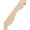 Ekena Millwork 3-inch W x 12-inch D x 16-inch H Copenhagen Rough Cedar Woodgrain TimberThane Knee Brace, Primed BRCUR03X12X16CHGRCPR - alternate 3